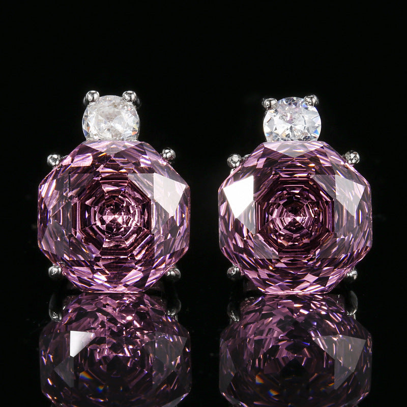ZIRAVE Jewelry Copper-Based Gold-Plated Dried Rose Minimalist Earrings
