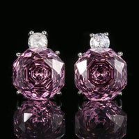ZIRAVE Jewelry Copper-Based Gold-Plated Dried Rose Minimalist Earrings