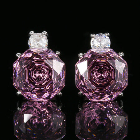 ZIRAVE Jewelry Copper-Based Gold-Plated Dried Rose Minimalist Earrings