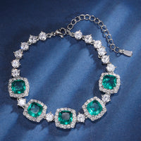 ZIRAVE jewelry retro simulation color treasure light luxury bracelet