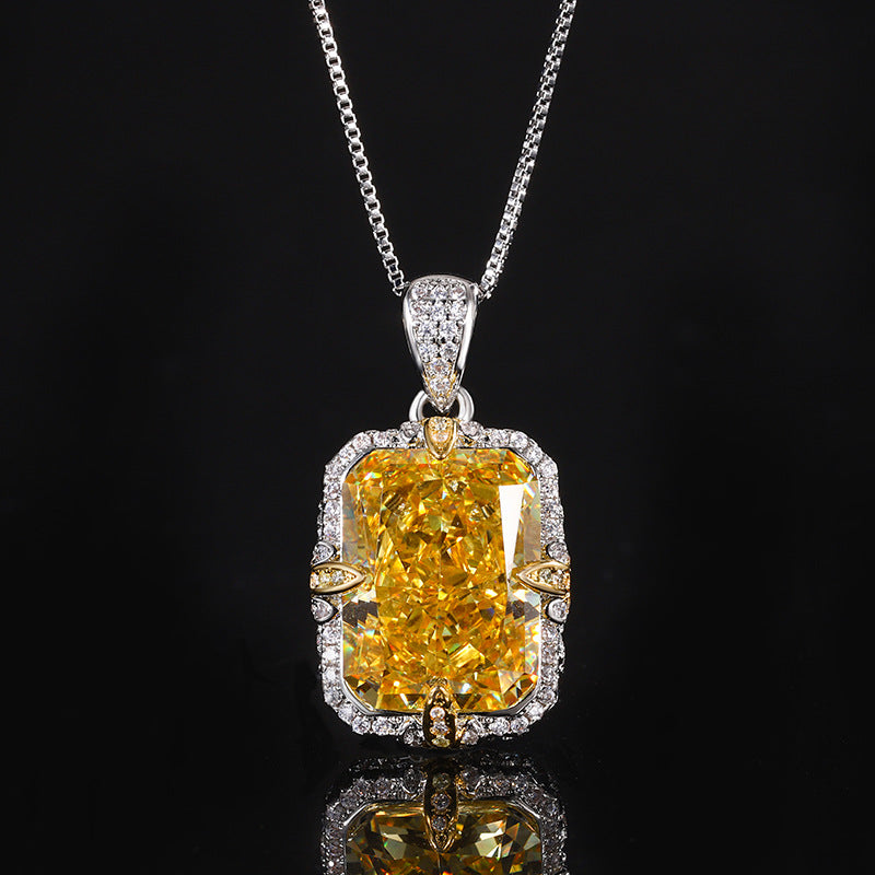 ZIRAVE Jewelry Vintage Simulated Gemstone Rectangle Jewelry Set 3Color