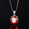 ZIRAVE Jewelry  Vintage Simulated Gemstone Oval Jewelry Set 3Color