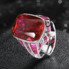 ZIRAVE Jewelry Two-Tone Wide Cocktail Open Ring