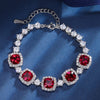 ZIRAVE jewelry retro simulation color treasure light luxury bracelet