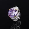 ZIRAVE jewelry simulation corundum retro ring
