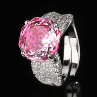 ZIRAVE Jewelry Multi-Color Simulated Gemstone Statement Ring