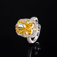ZIRAVE Jewelry  Vintage Simulated Gemstone Jewelry Set (Pendant + Ring) 3Color