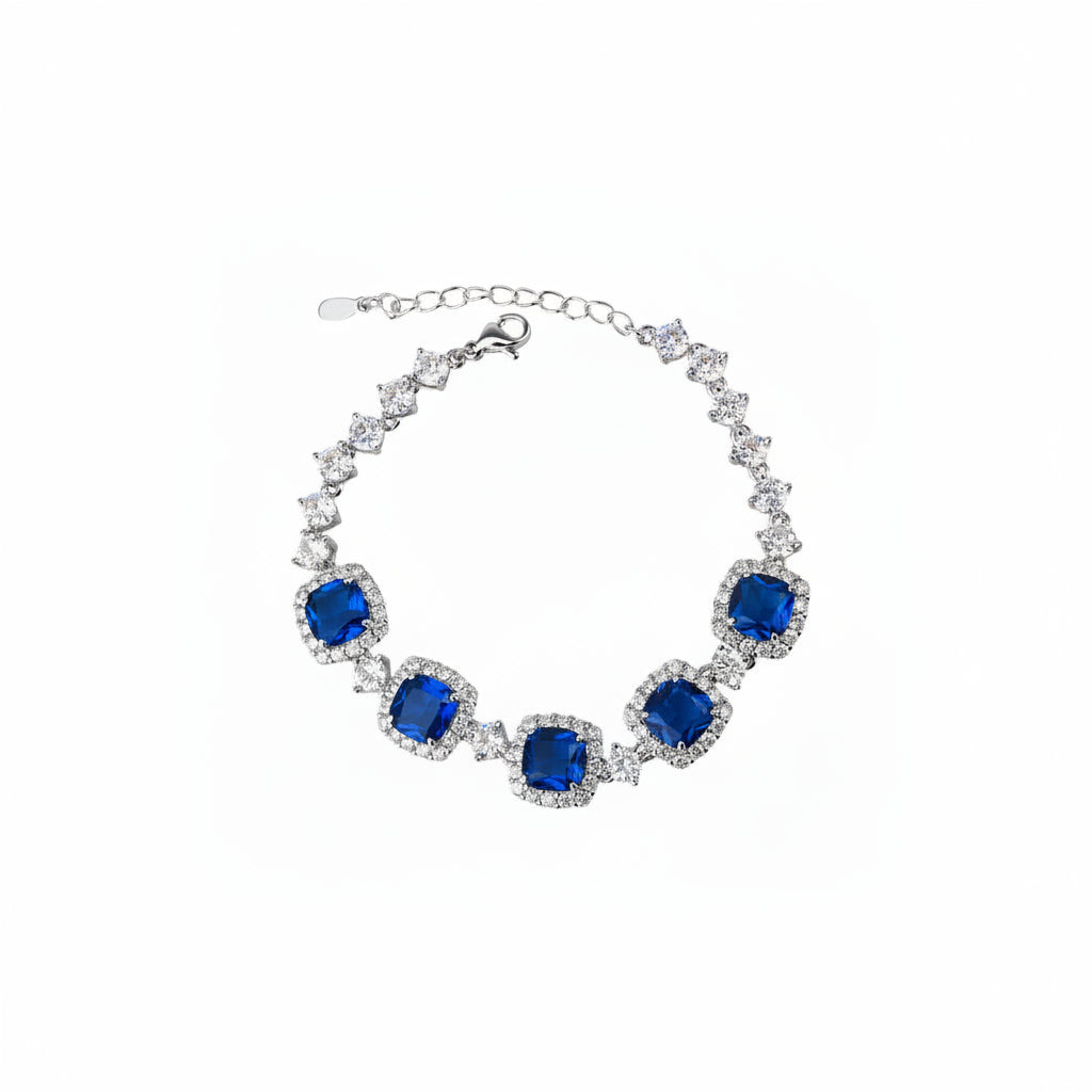 ZIRAVE jewelry retro simulation color treasure light luxury bracelet