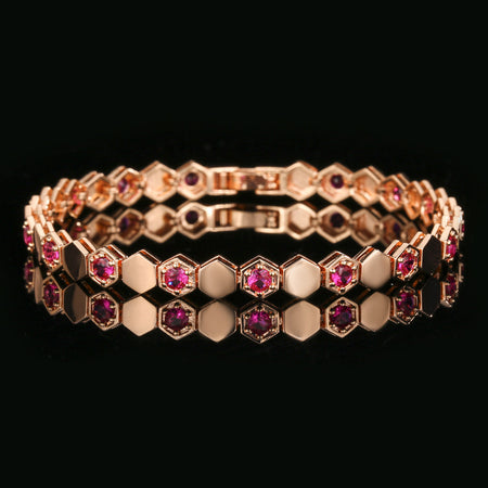 ZIRAVE jewelry retro simulation corundum light luxury bracelet