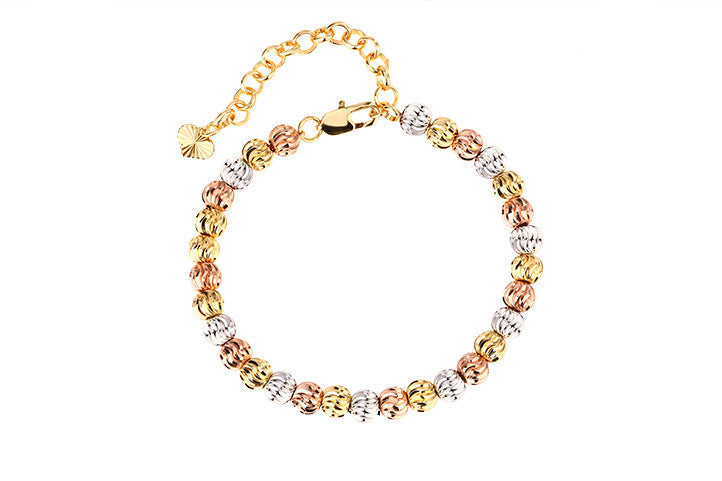 ZIRAVE jewelry retro electroplated color gold bracelet