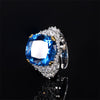 ZIRAVE jewelry simulation corundum retro ring