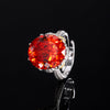 ZIRAVE Jewelry  Vintage Simulated Gemstone Oval Jewelry Set 3Color