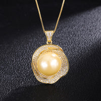 ZIRAVEJewelry Gold-Tone Simulated Pearl Jewelry Necklace