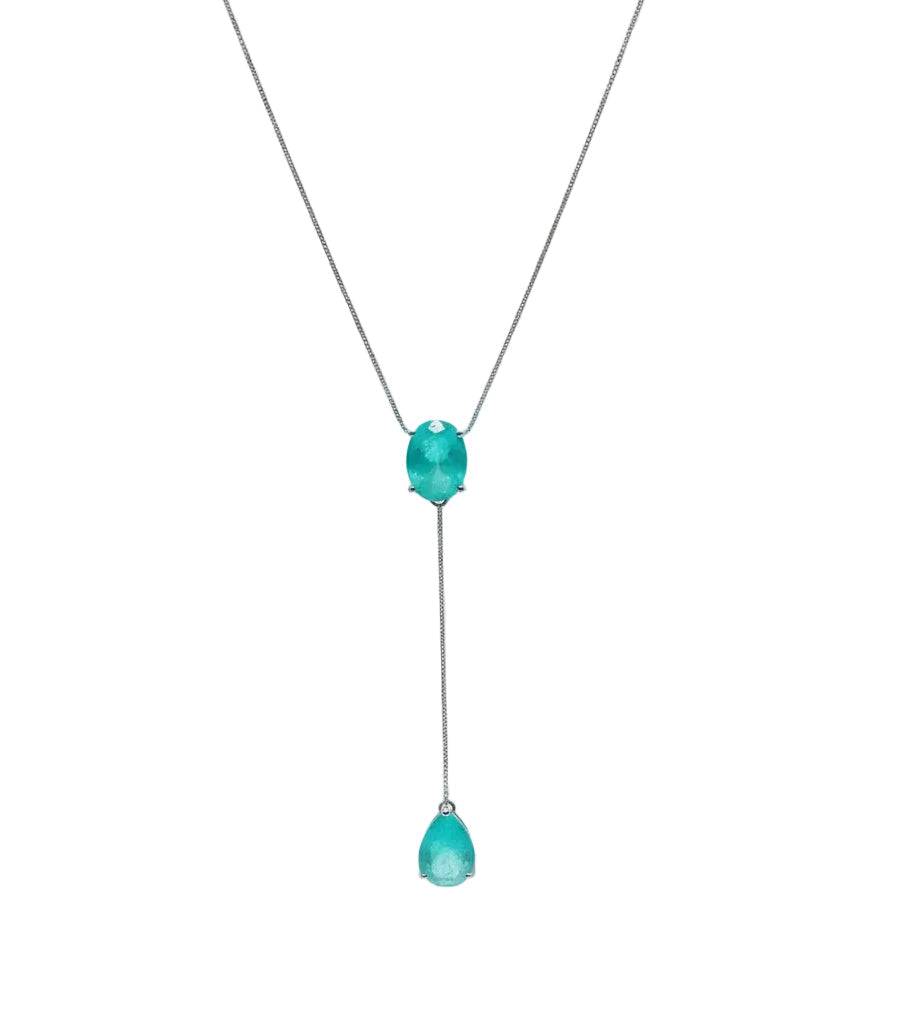 ZIRAVE Jewelry Simulation Paraiba Gemstone Set (Copy)