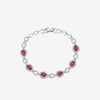 ZIRAVE Jewelry Vintage Colored Gemstone Teardrop Bracelet (3Color)