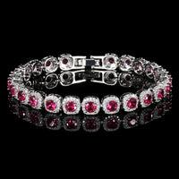 ZIRAVE jewelry retro simulation corundum light luxury full diamond bracelet