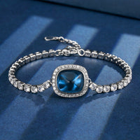 ZIRAVE Jewelry Vintage Sugar Loaf Gem Tennis Bracelet