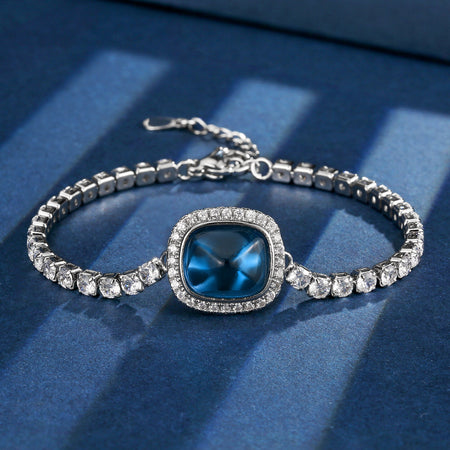 ZIRAVE Jewelry Vintage Sugar Loaf Gem Tennis Bracelet