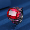 ZIRAVE Jewelry  Black Gold Vintage Multi-Color Gemstone Butterfly Accent Ring