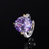 ZIRAVE Jewelry Two-Tone Gold Oval Gemstone Large Center Adjustable Ring (Multi-Color Options)