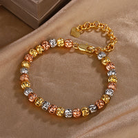 ZIRAVE jewelry retro electroplated color gold bracelet