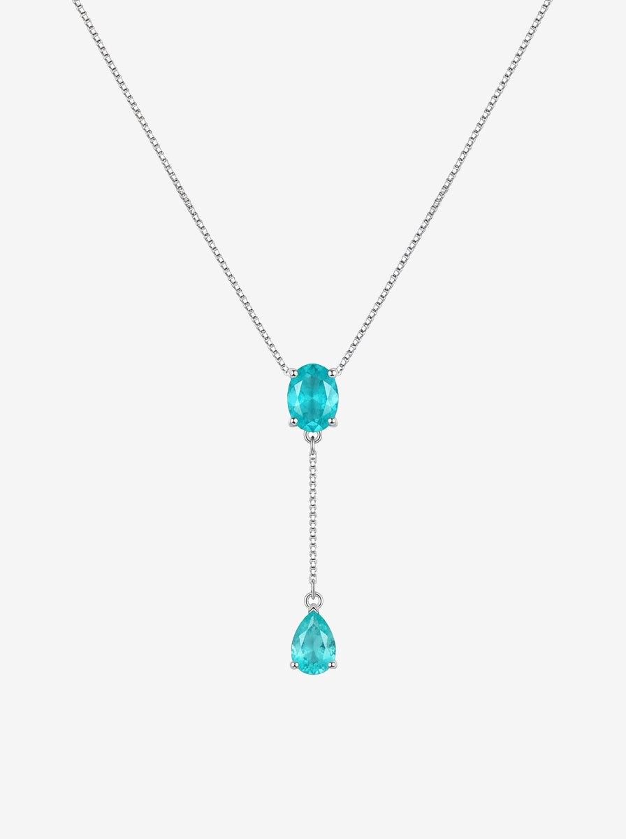 ZIRAVE Jewelry Simulation Paraiba Gemstone Set (Copy)