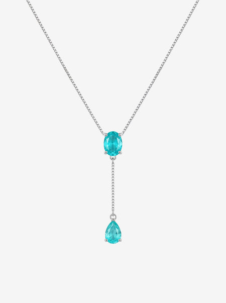 ZIRAVE Jewelry Simulation Paraiba Gemstone Set (Copy)