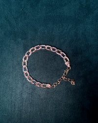 ZIRAVE Jewelry Gold &amp; Light Blue Textured Chain Necklace &amp; Bracelet Collection